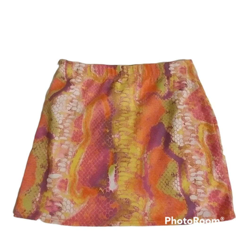 Nollie juniors neon animal print miniskirt bodycon